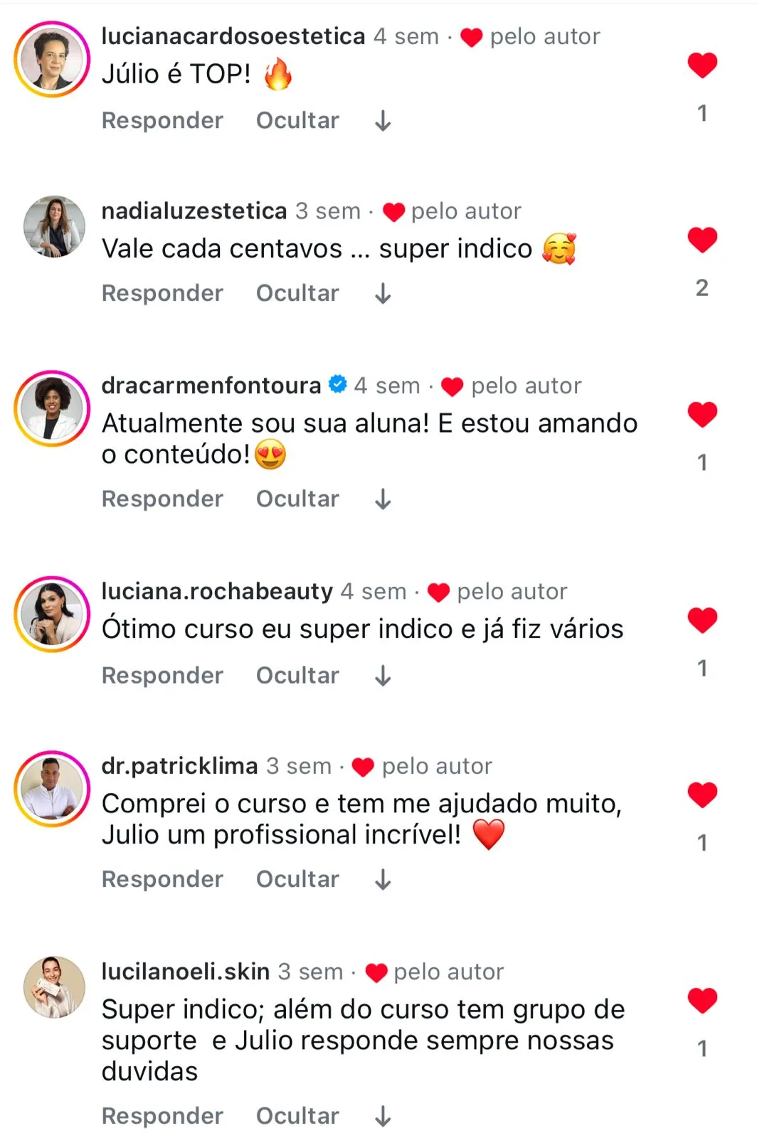 Comentário de aluna 4